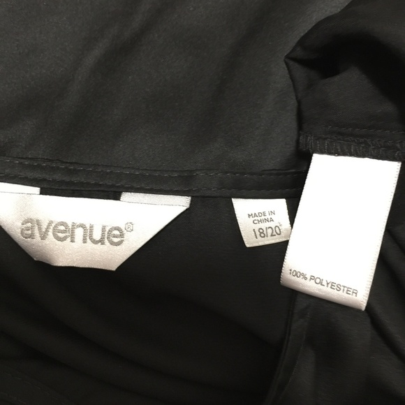 Avenue Black Satin Raw Layered Edge Sleeveless top - Picture 5 of 6